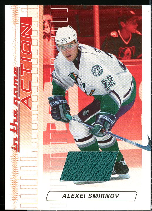 Alexei Smirnov Card 2003-04 ITG Action Jerseys #M78  Image 1