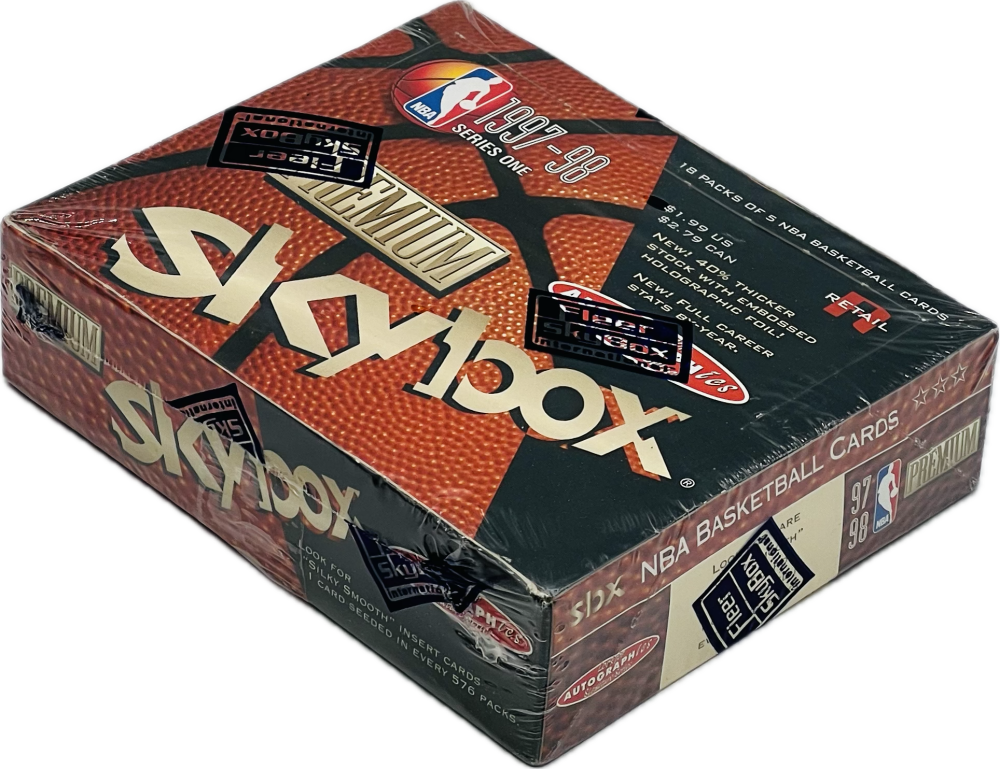 1997-98 Fleer Skybox Series One Basketball Retail Box Image 2