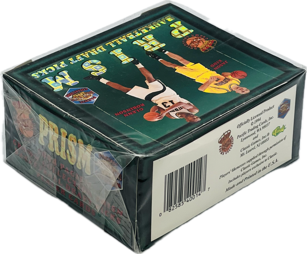 1994 Pacific Crown Prism Draft Picks Basketball Box Image 2