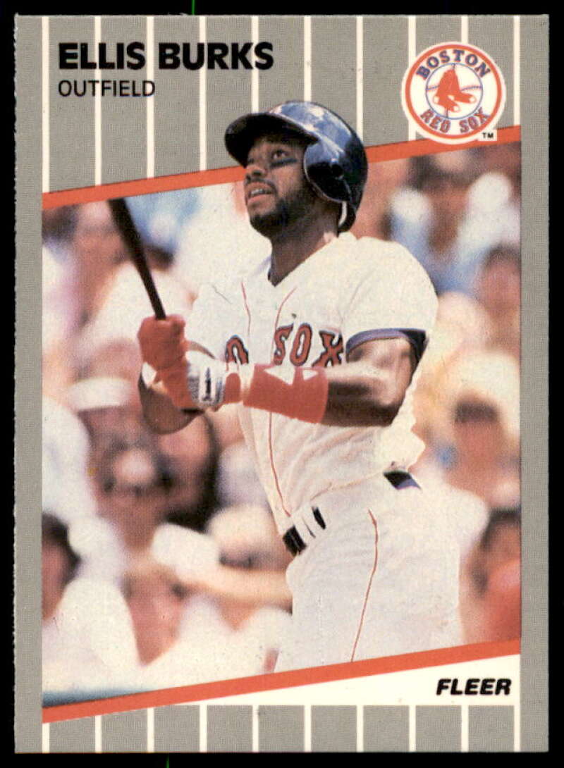 Ellis Burks Card 1989 Fleer Glossy #83  Image 1