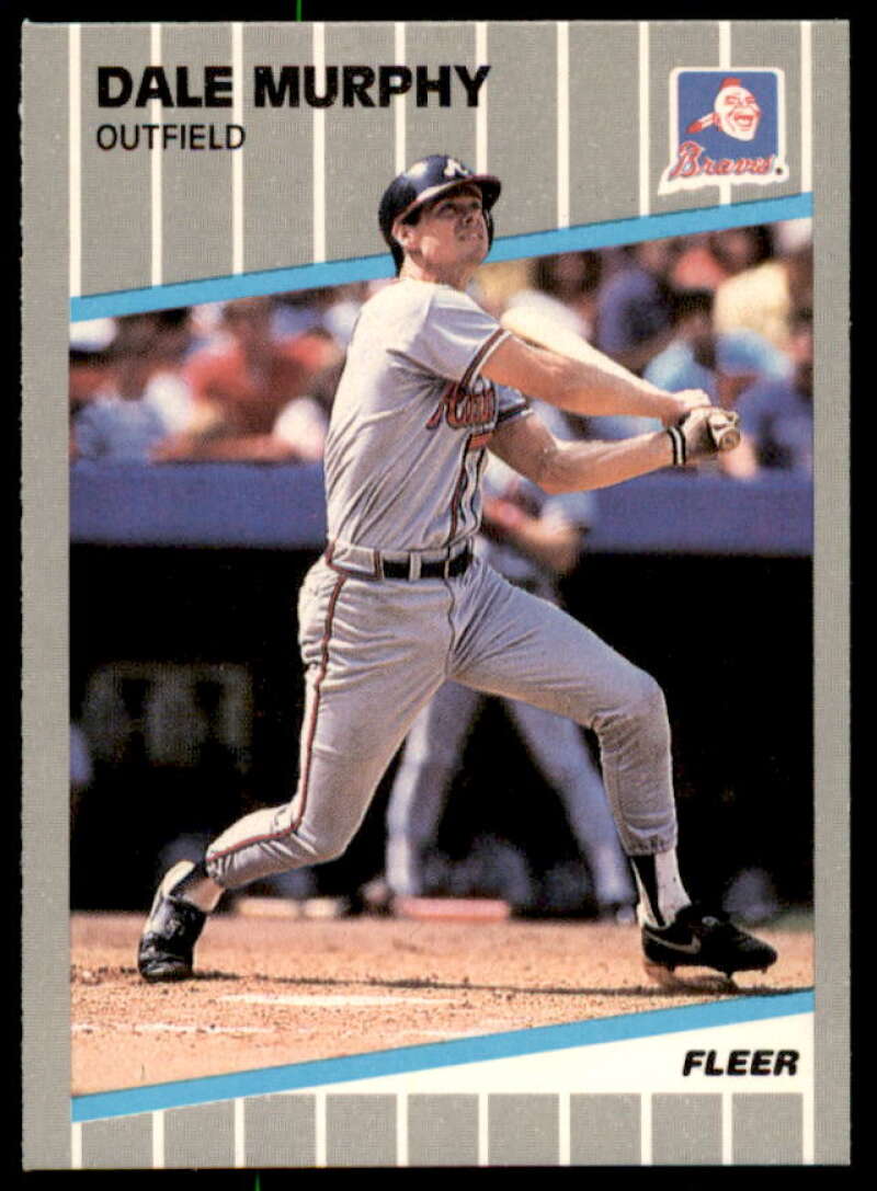 Dale Murphy Card 1989 Fleer Glossy #596  Image 1