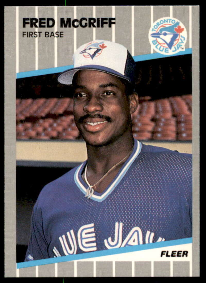 Fred McGriff Card 1989 Fleer Glossy #240  Image 1