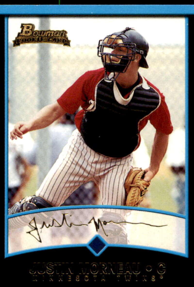 Justin Morneau Card 2001 Bowman Gold #361  Image 1