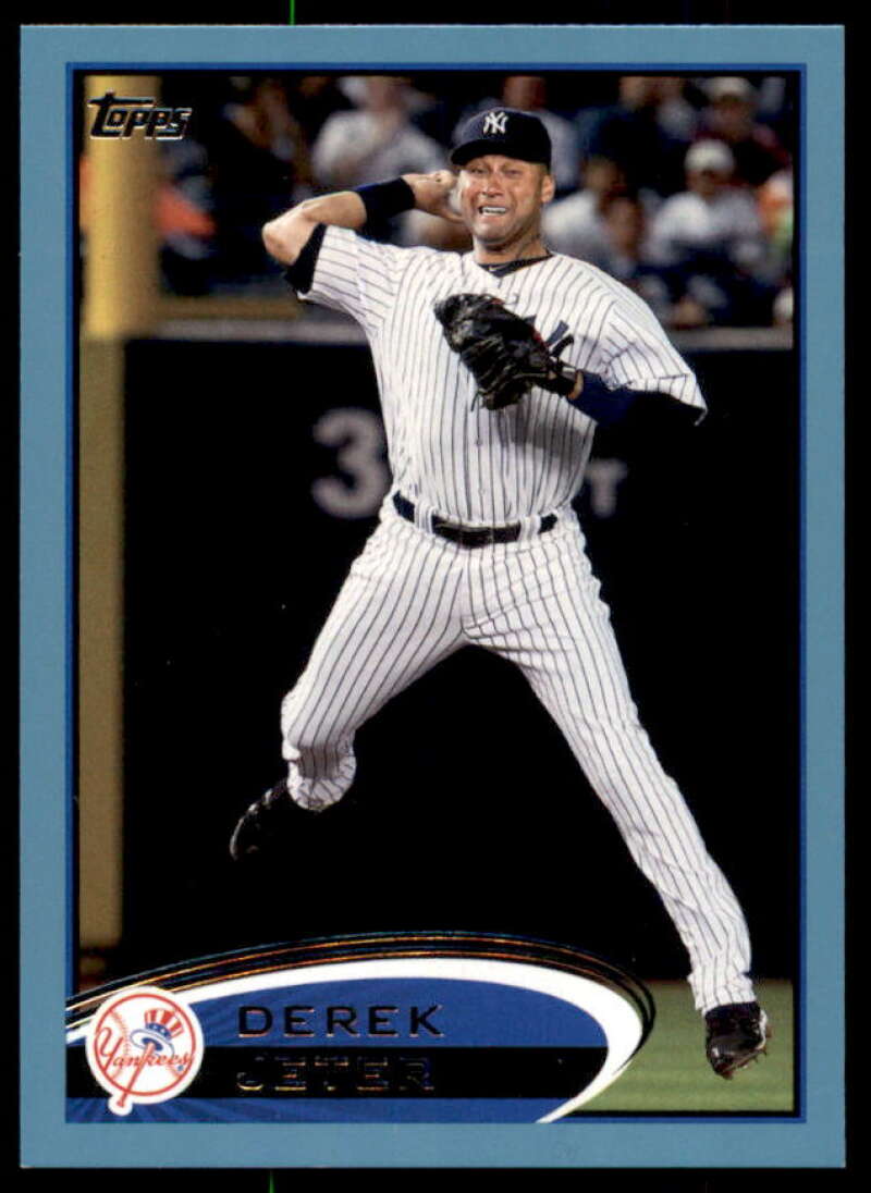 Derek Jeter Card 2012 Topps Wal-Mart Blue Border #30  Image 1