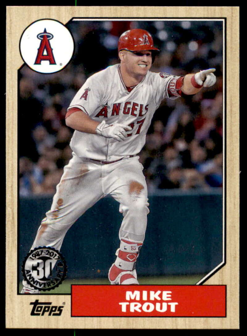 Mike Trout Card 2017 Topps '87 Topps #8750  Image 1