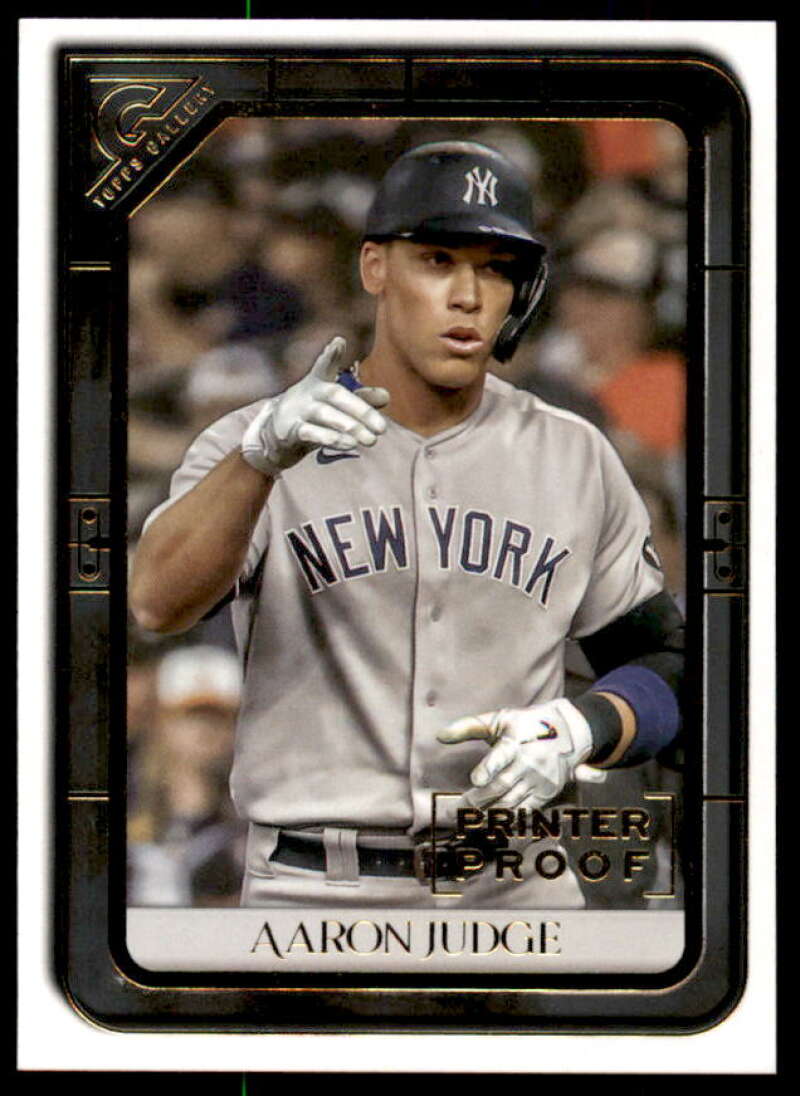 Aaron Judge Card 2021 Topps Gallery Printer Proofs #115  Image 1