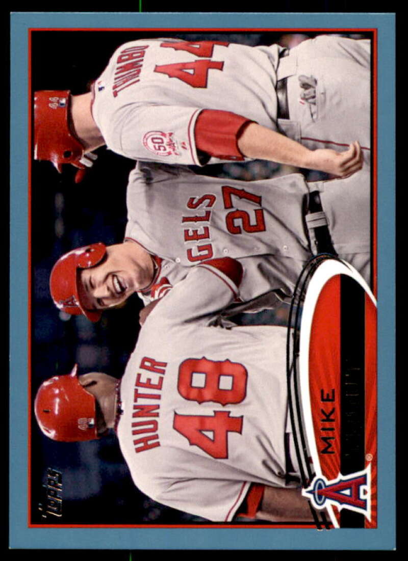 Mike Trout Card 2012 Topps Wal-Mart Blue Border #446  Image 1