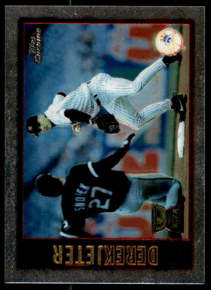 Derek Jeter Card 1997 Topps Chrome #7  Image 1