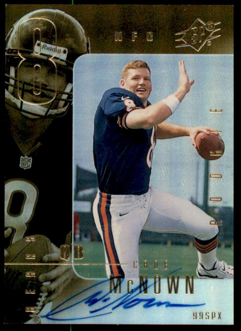 Cade McNown AU/500 Rookie Card 1999 SPx #130  Image 1