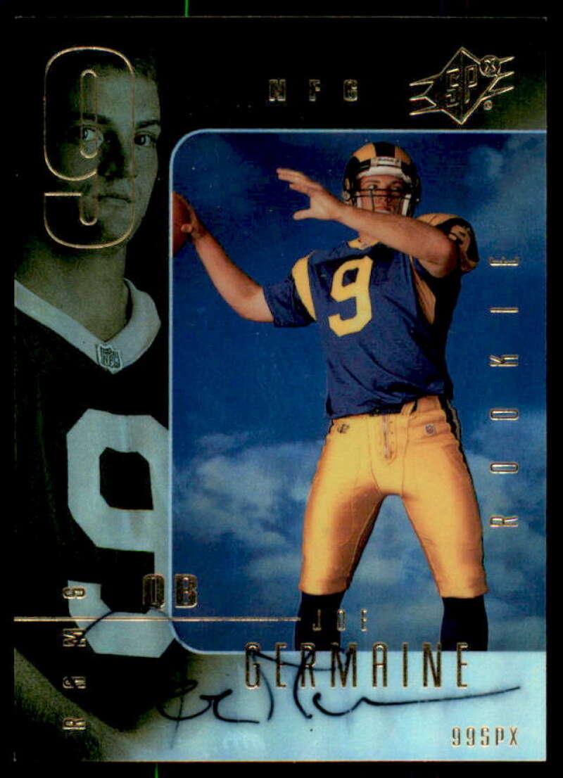 Joe Germaine AU Rookie Card 1999 SPx #113  Image 1