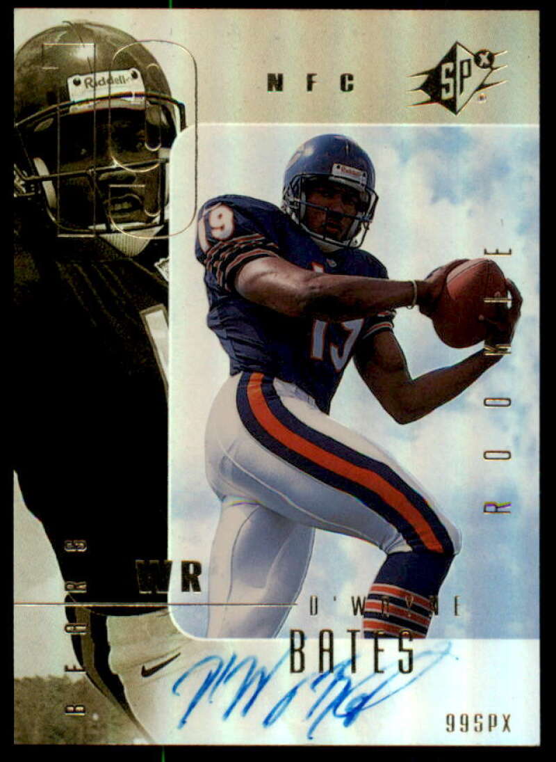 D'Wayne Bates AU Rookie Card 1999 SPx #112  Image 1