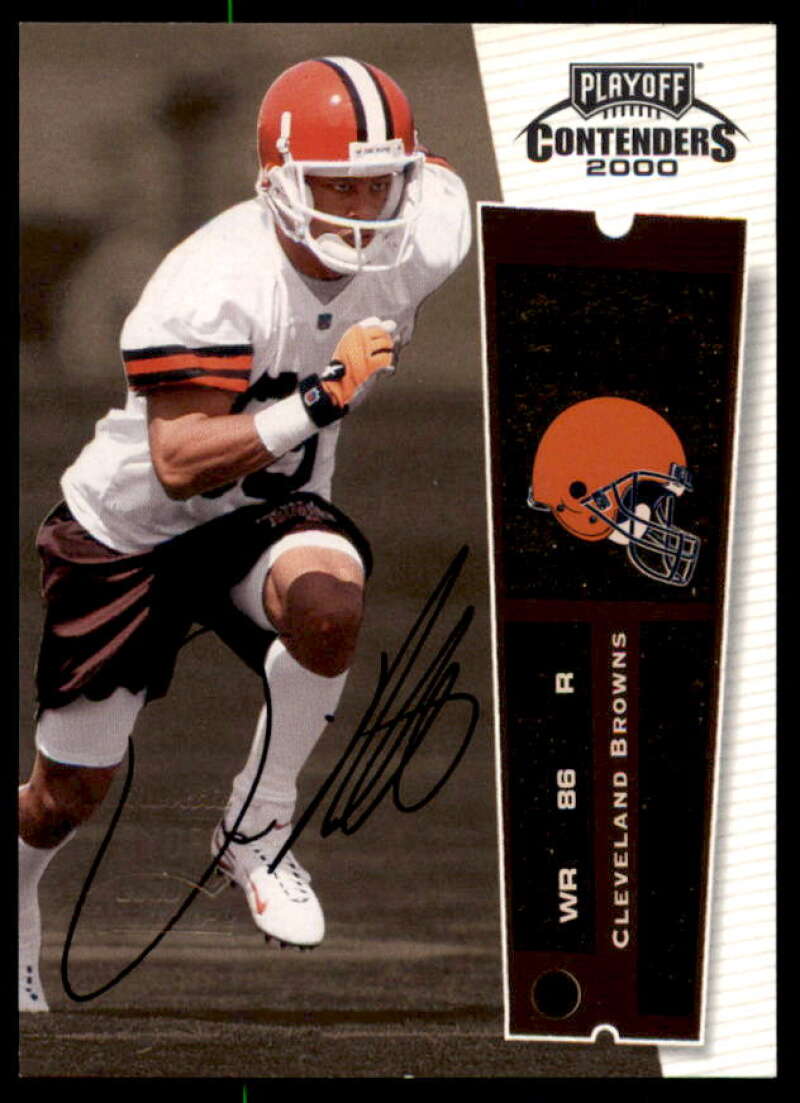 Dennis Northcutt AU Rookie Card 2000 Playoff Contenders #118  Image 1
