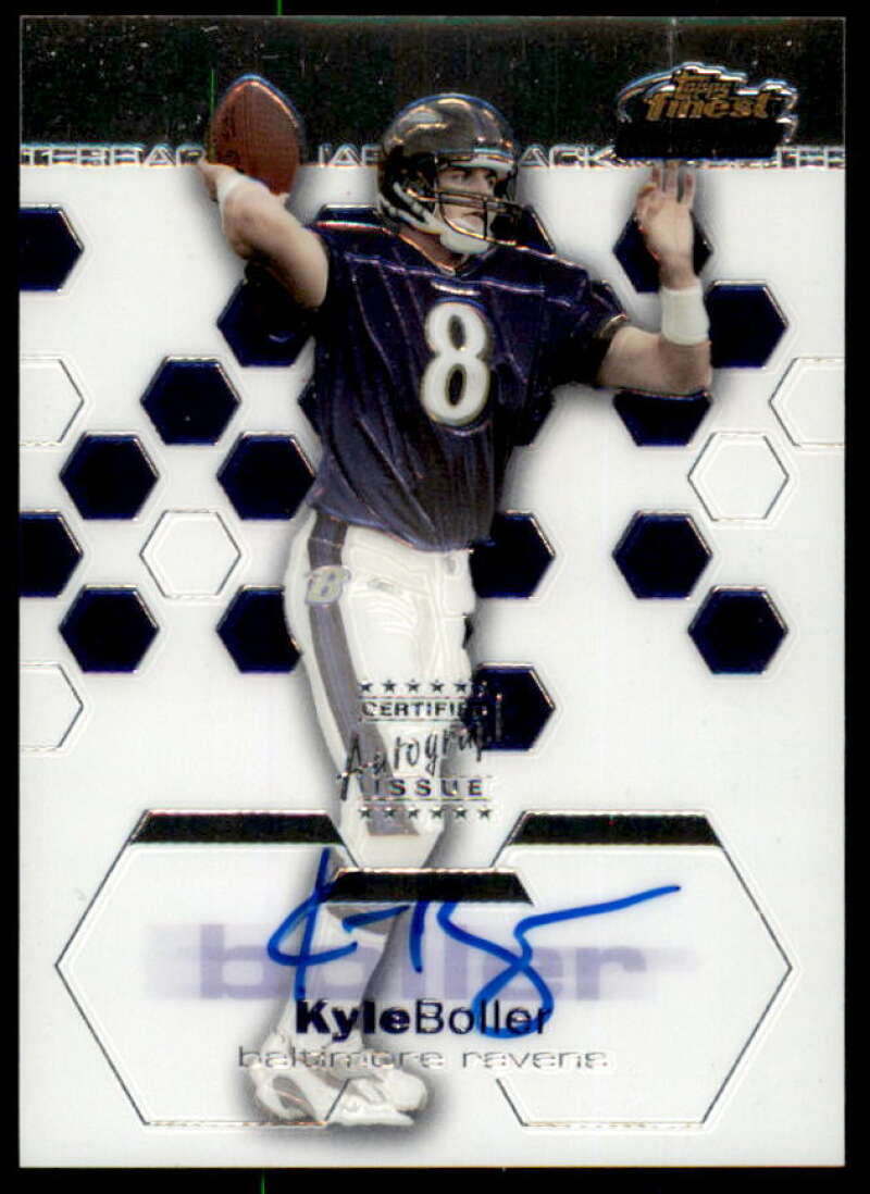 Kyle Boller AU/399 Rookie Card 2003 Finest #122  Image 1
