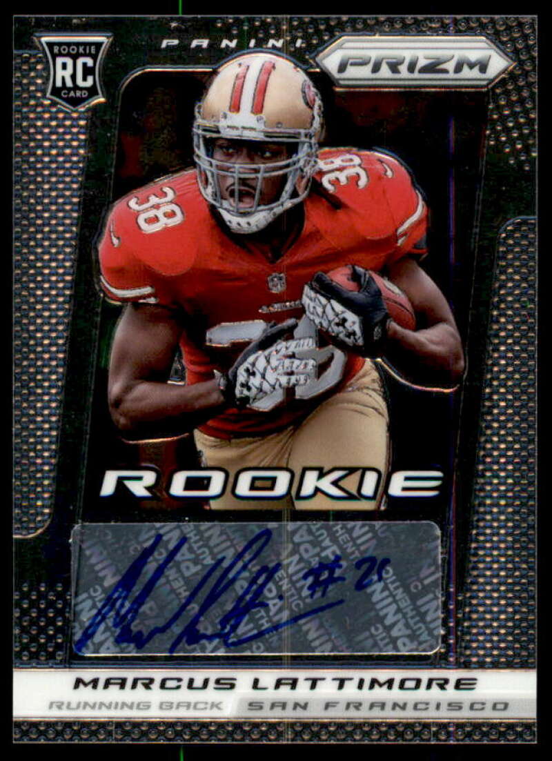 Marcus Lattimore Rookie Card 2013 Panini Prizm Autographs #263  Image 1