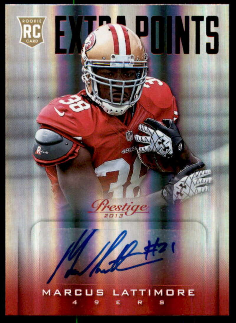 Marcus Lattimore Card 2013 Prestige Extra Points Red Autographs #260  Image 1