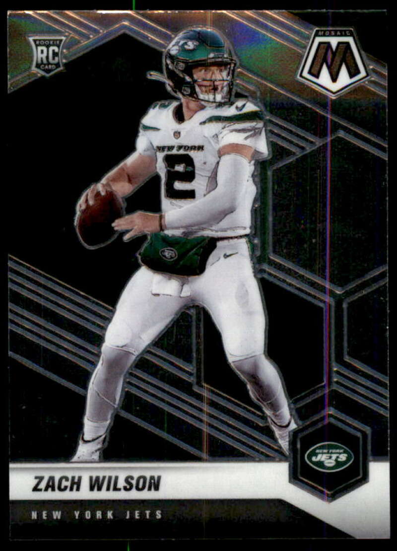 Zach Wilson Rookie Card 2021 Panini Mosaic #302  Image 1