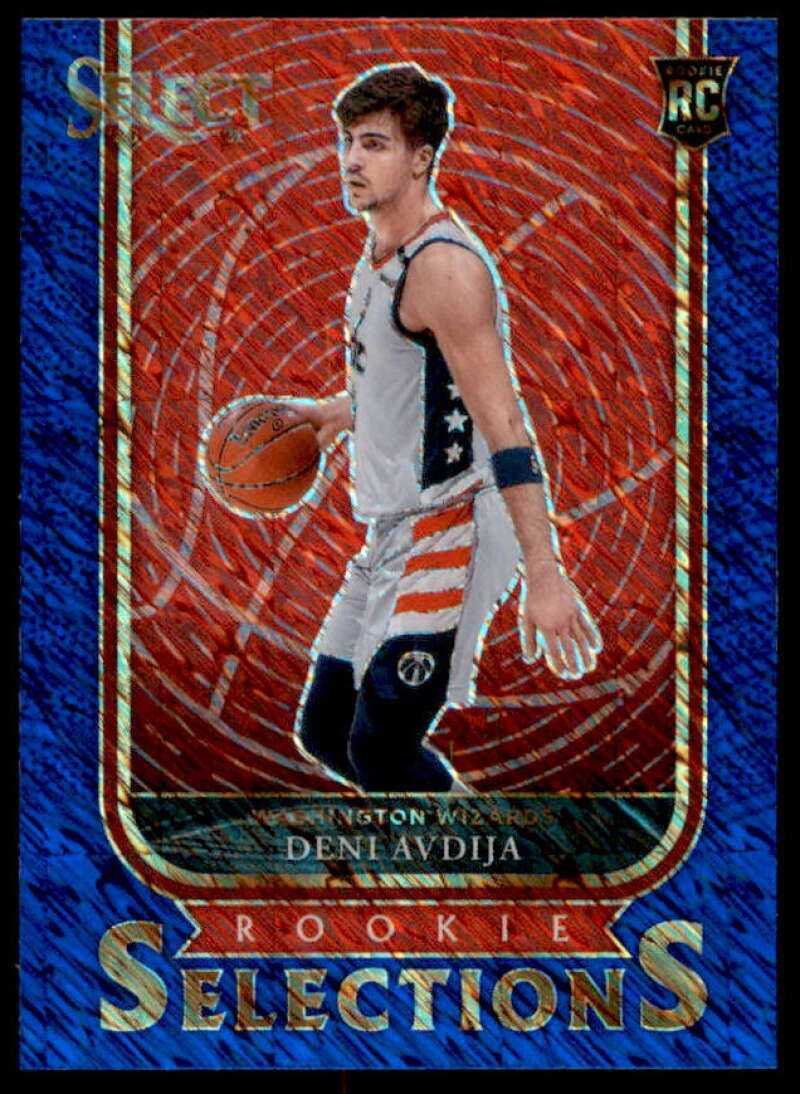 Deni Avdija Rookie Card 2020-21 Select Rookie Selections Prizms Blue #6  Image 1