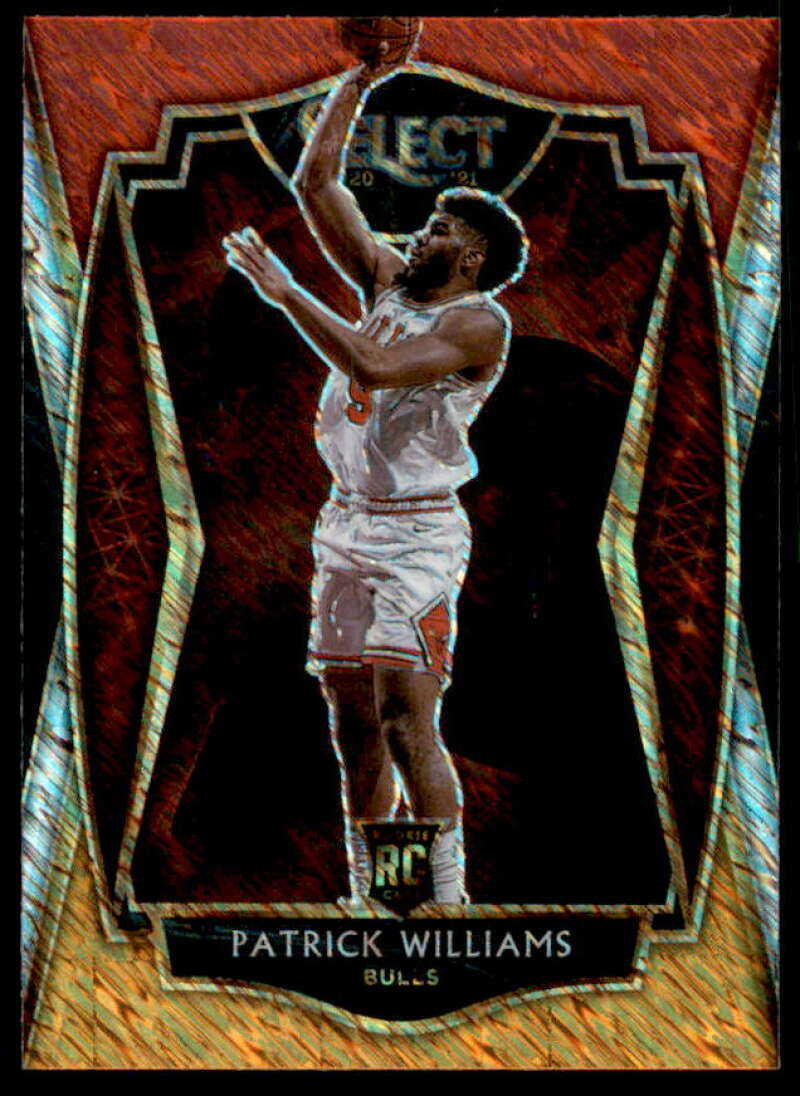 Patrick Williams Rookie 2020-21 Select Prizms Red White Orange Shimmer #185  Image 1