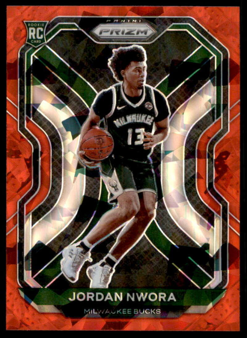 Jordan Nwora Rookie Card 2020-21 Panini Prizm Prizms Pink Ice #273  Image 1