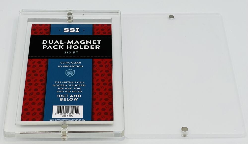Superior Sports Investments SSI Dual Magnetic 10 Card Pack Holder 210PT Image 3