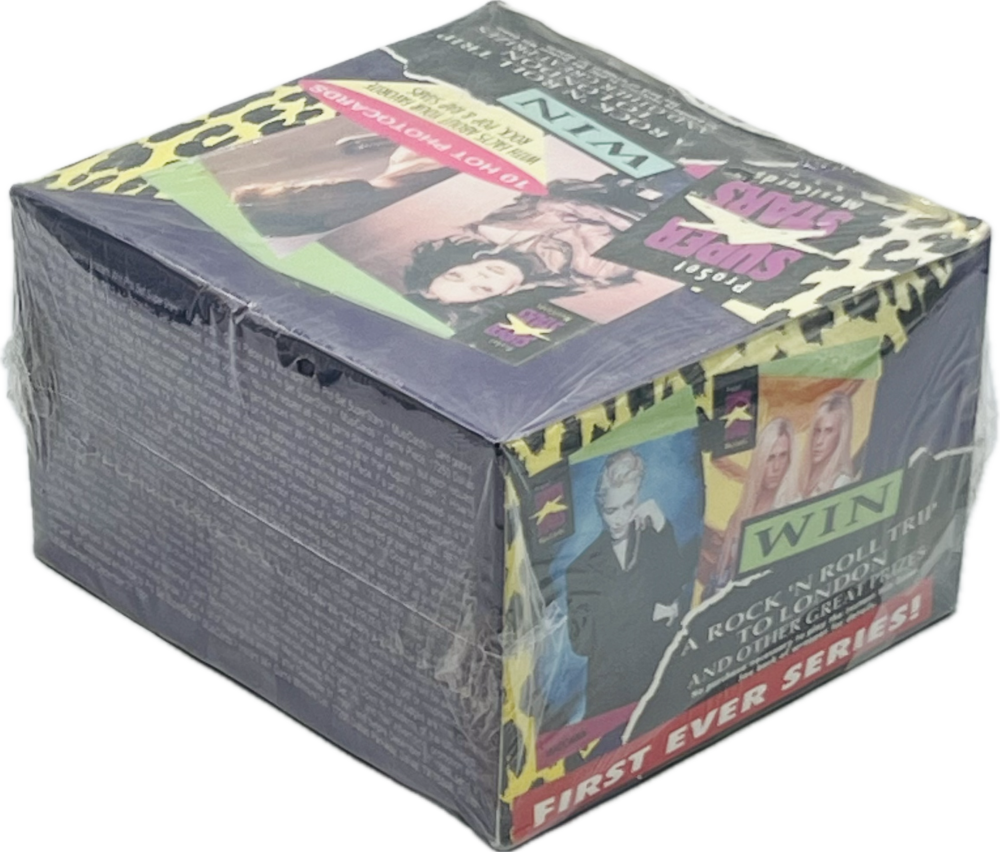 1991 Pro Set Super Stars Music Cards Box Image 3
