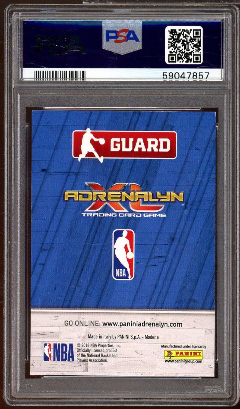 Luka Doncic Rookie Card 2018-19 Panini Adrenalyn XL #c70 PSA 9 Image 2