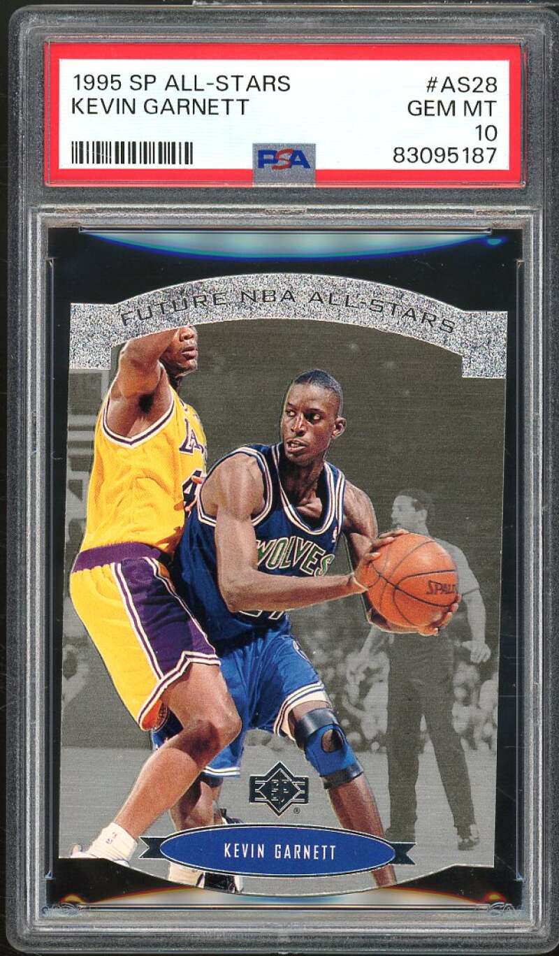 Kevin Garnett Rookie Card 1995-96 SP All-Stars #as28 PSA 10 Image 1