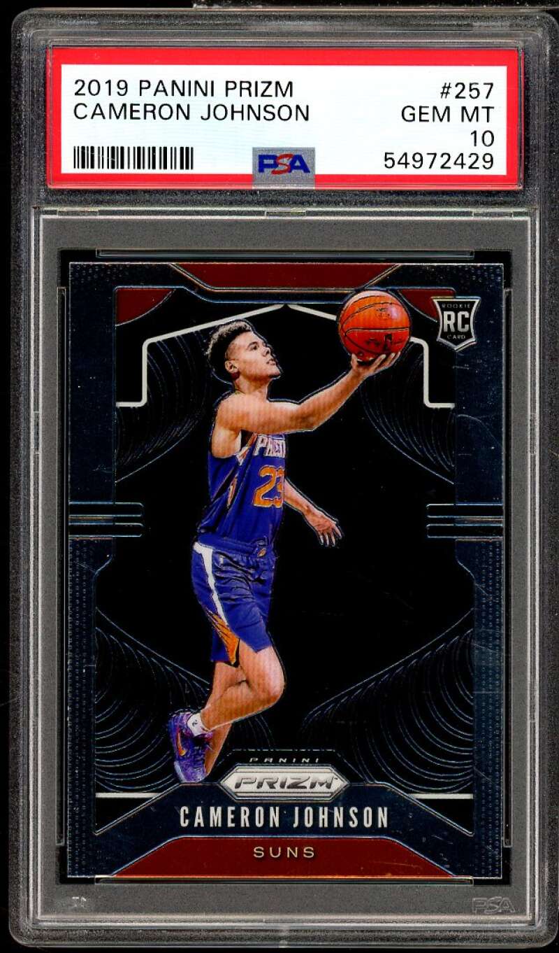 Cameron Johnson Rookie Card 2019-20 Panini Prizm #257 PSA 10 Image 1