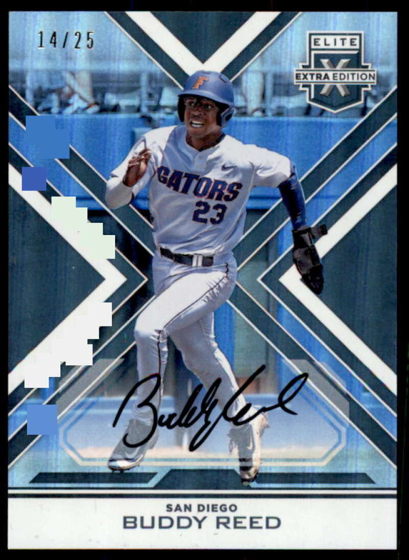 Buddy Reed Rookie Card 2016 Elite Extra Edition Autographs Charcoal #48  Image 1