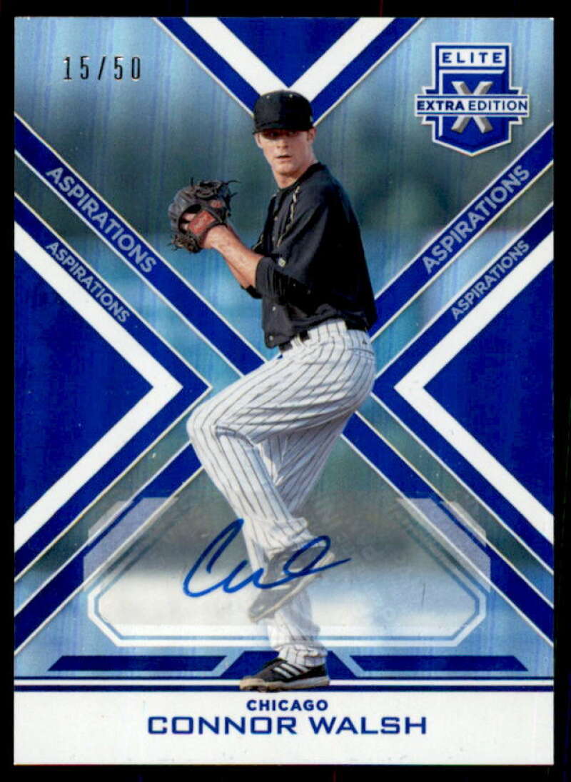 Connor Walsh Rookie 2016 Elite Extra Edition Autographs Aspirations Blue #161  Image 1