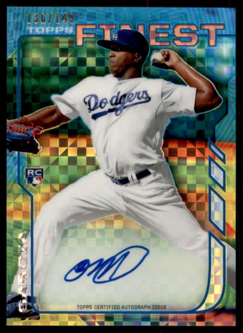 Onelki Garcia Rookie Card 2014 Finest Rookie Autographs X-Fractors #RAOG  Image 1