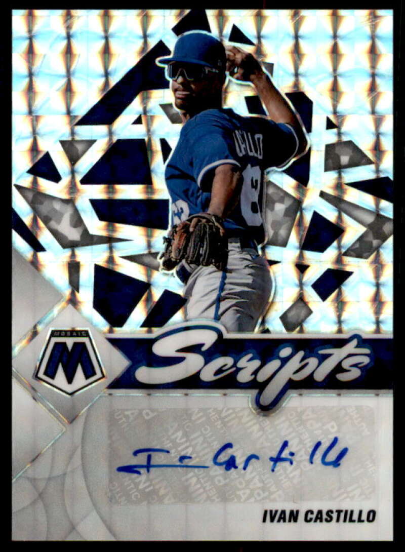 Ivan Castillo Rookie Card 2022 Panini Mosaic Scripts Holo #5  Image 1