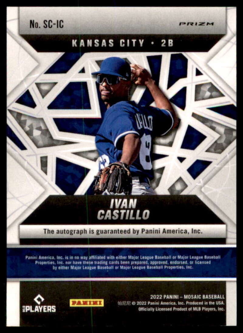 Ivan Castillo Rookie Card 2022 Panini Mosaic Scripts Holo #5  Image 2