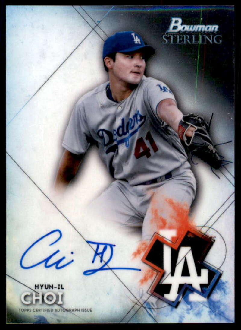 Hyun-il Choi Rookie Card 2021 Bowman Sterling Prospect Autographs #BSPAHC  Image 1