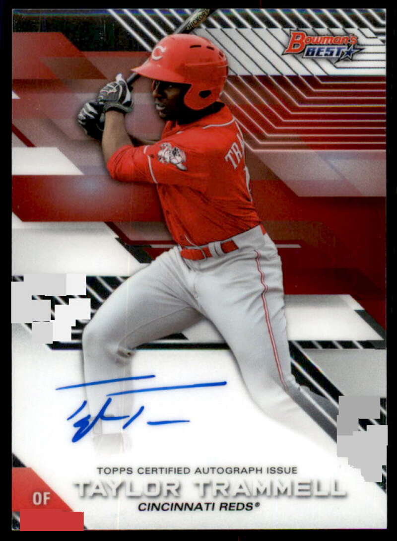 Taylor Trammell Rookie Card 2017 Bowman's Best Best of '17 Autographs #B17TTR  Image 1