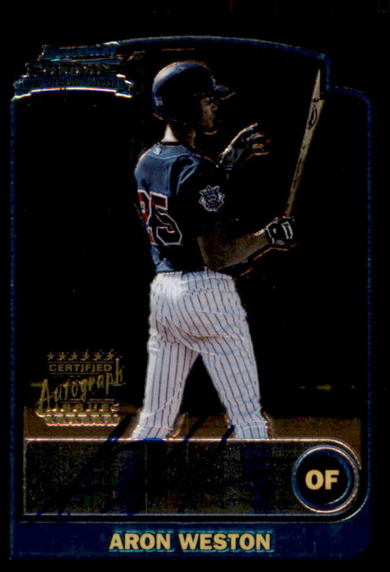 Aron Weston AU A RC Rookie Card 2003 Bowman Chrome #338  Image 1
