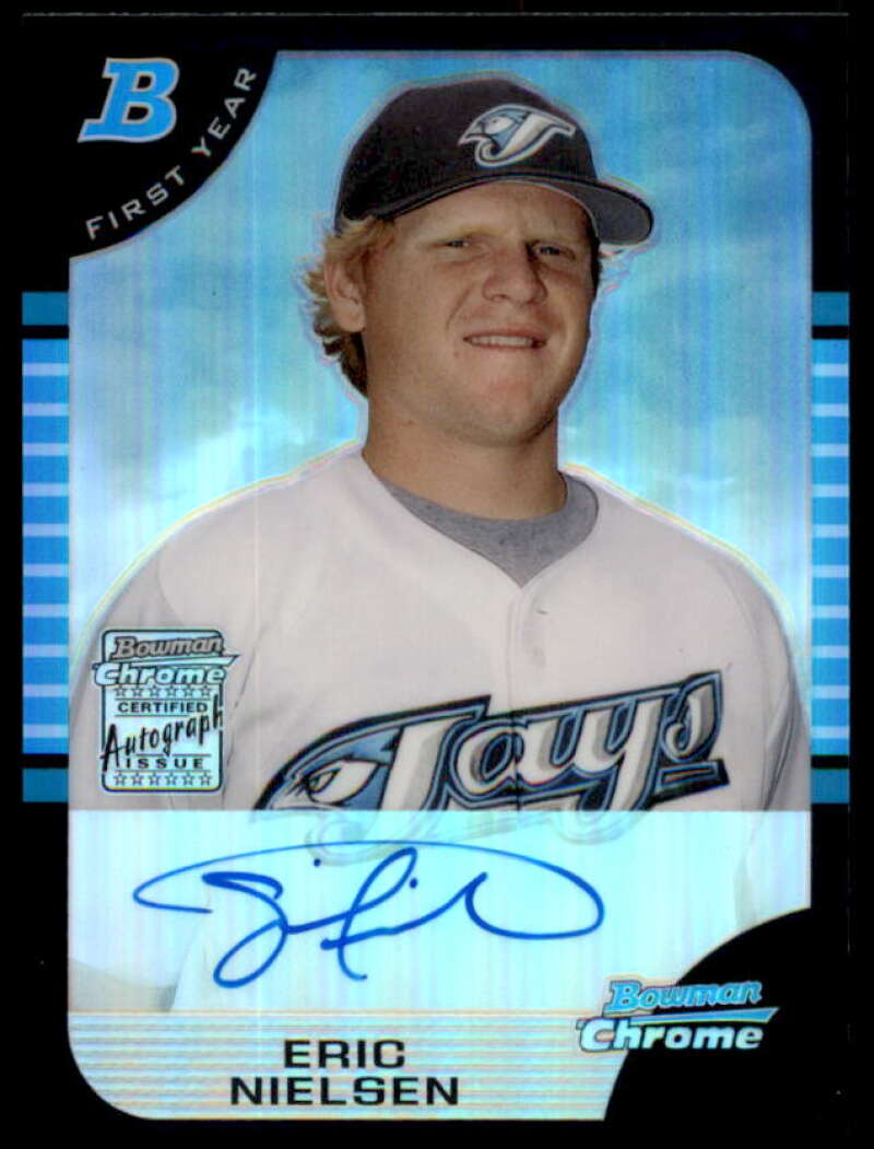 Eric Nielsen AU Rookie Card 2005 Bowman Chrome Refractors #343  Image 1