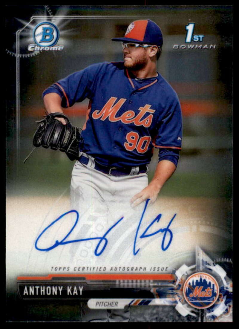 Anthony Kay Rookie Card 2017 Bowman Chrome Prospect Autographs #CPAAK  Image 1