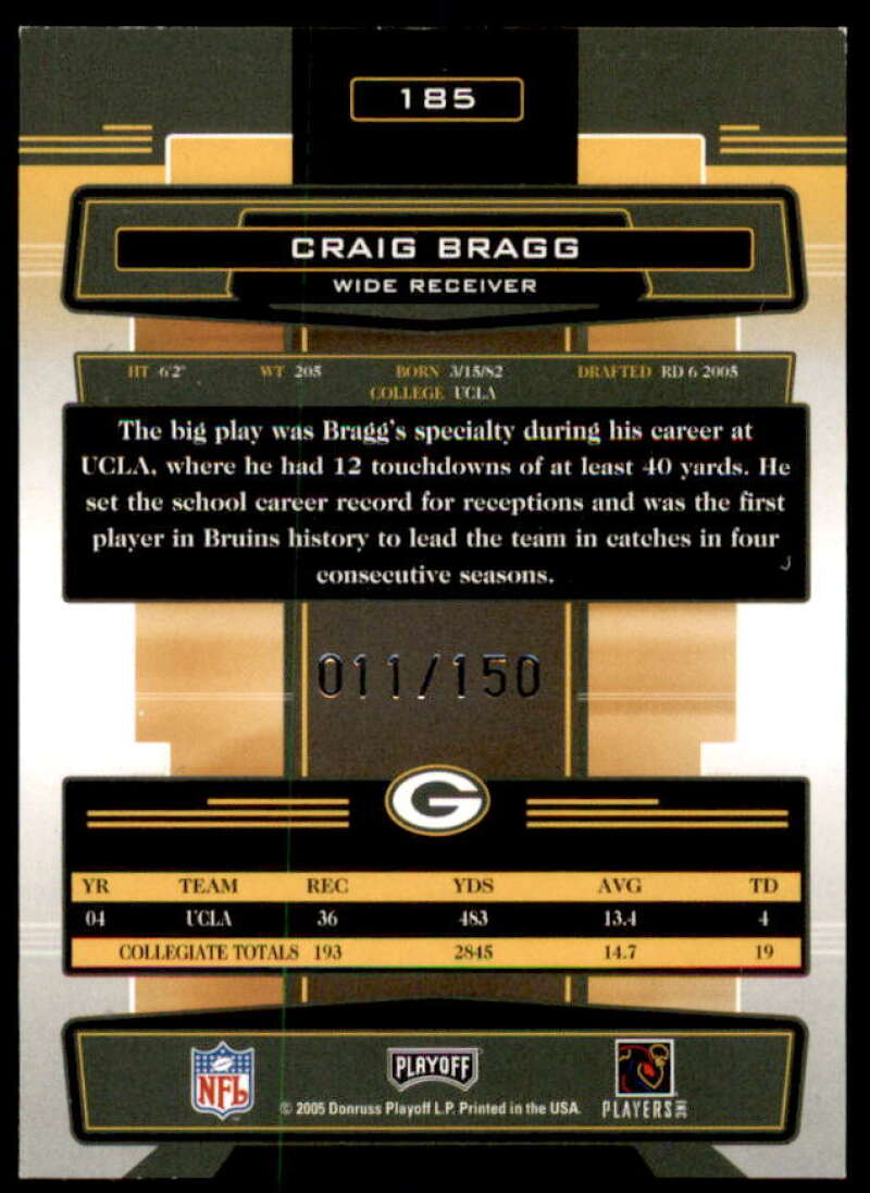 Craig Bragg Rookie 2005 Absolute Memorabilia Spectrum Silver Autographs #185  Image 2