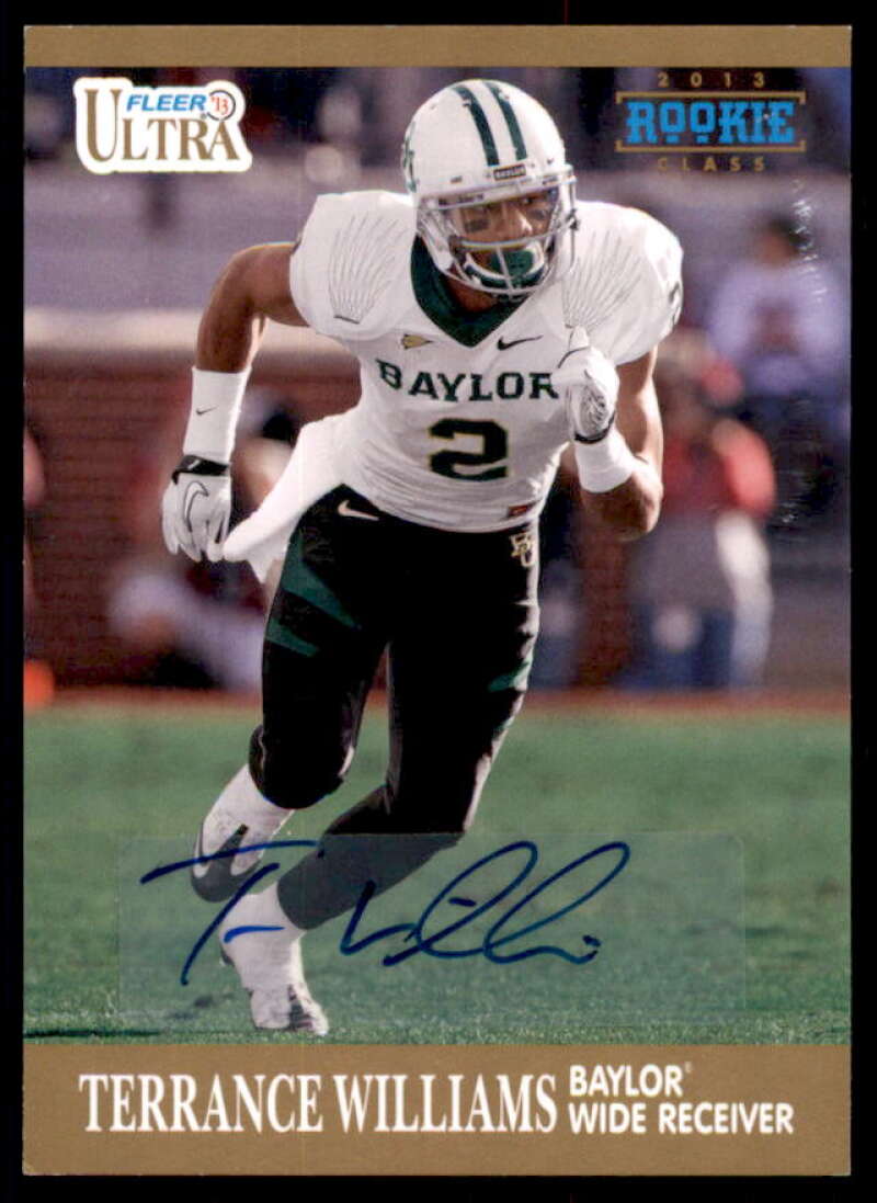 Terrance Williams Rookie Card 2013 Fleer Retro Ultra Autographs #75  Image 1