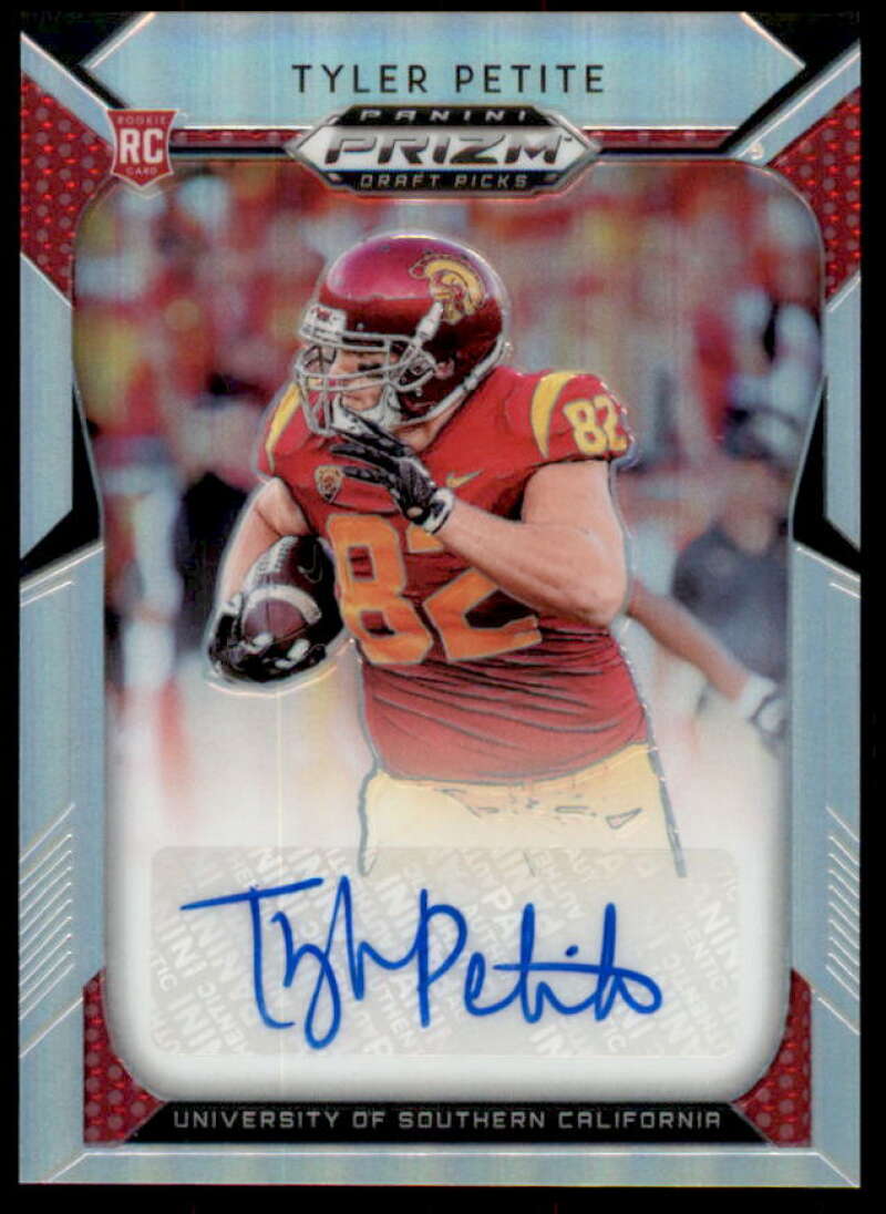 Tyler Petite Rookie Card 2019 Panini Prizm Draft Picks Autograph Prizms #187  Image 1