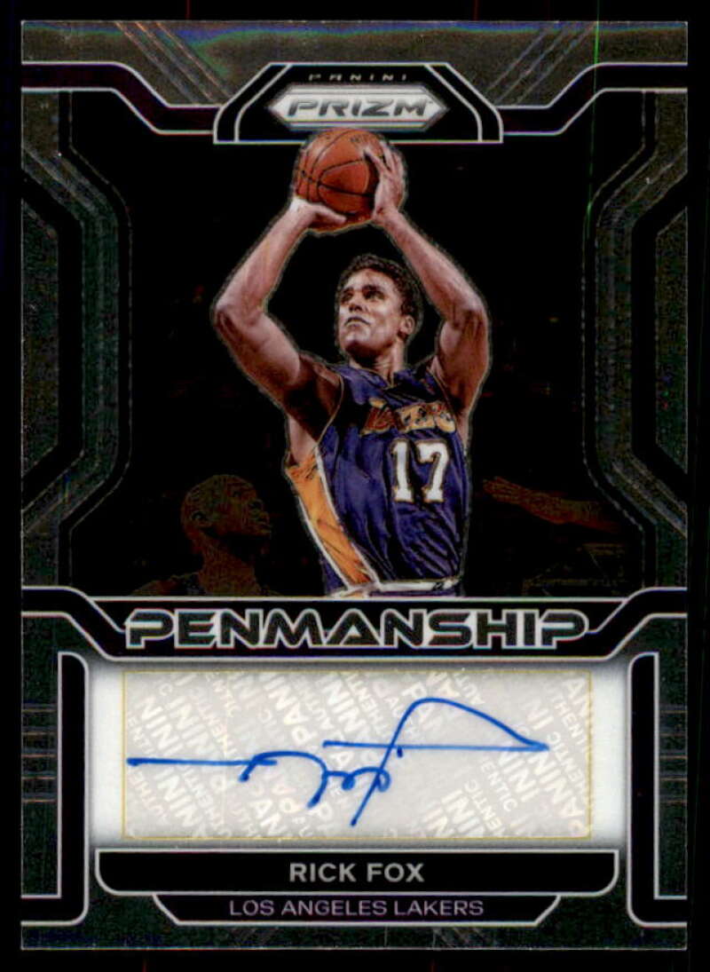 Rick Fox Card 2021-22 Panini Prizm Penmanship #14  Image 1