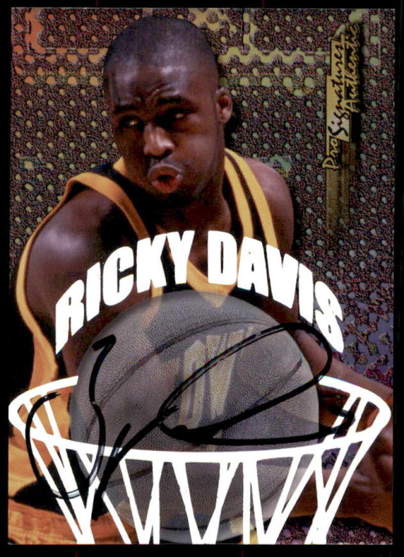 Ricky Davis Rookie Card 1998 Collector's Edge Impulse Pro Signatures #4  Image 1