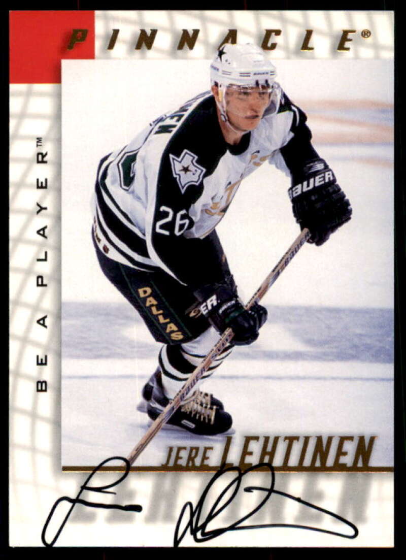 Jere Lehtinen Card 1997-98 Be A Player Autographs #123  Image 1