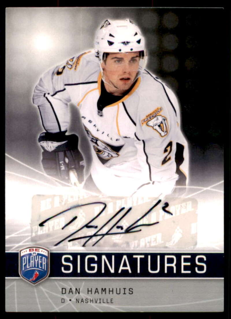 Dan Hamhuis Card 2008-09 Be A Player Signatures #SDH  Image 1