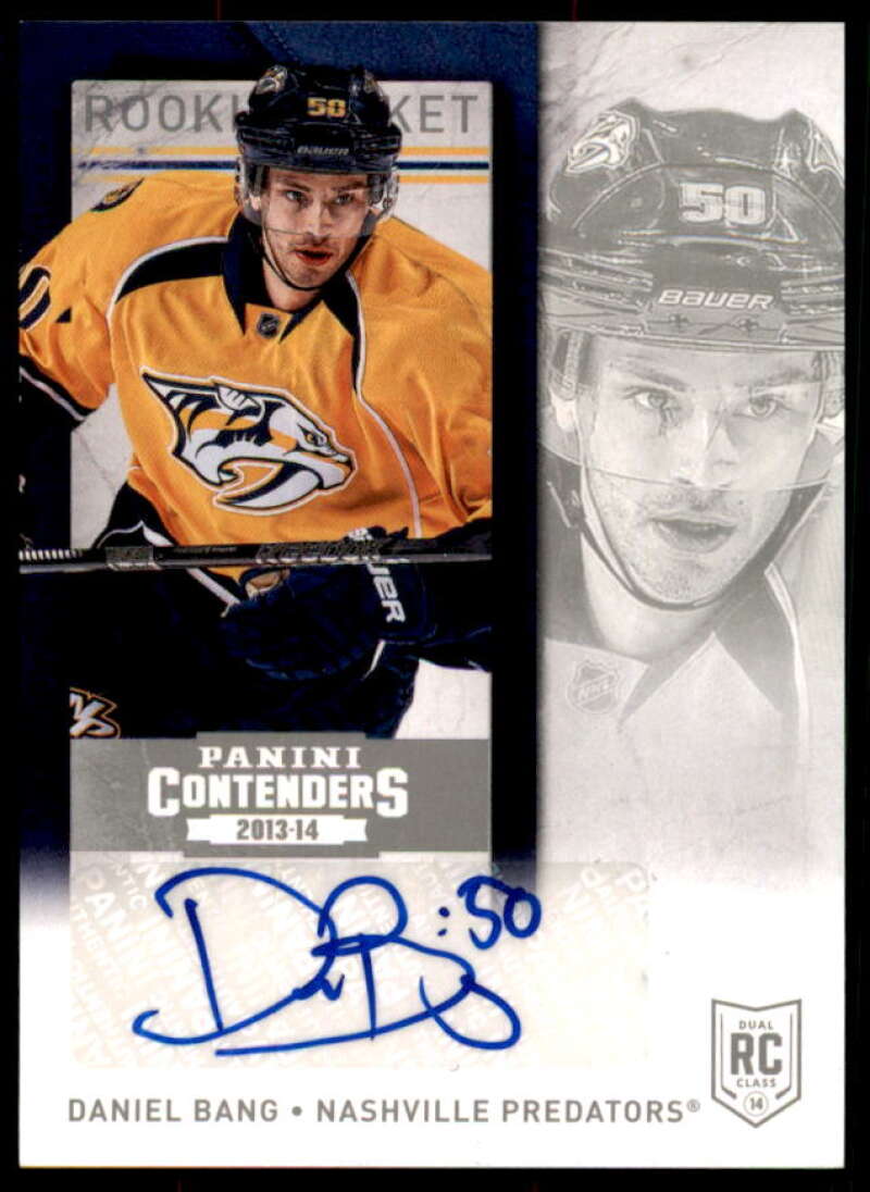 Daniel Bang AU RC Rookie Card 2013-14 Panini Contenders #280  Image 1