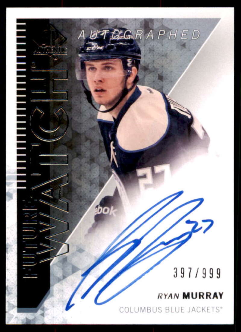 Ryan Murray AU RC Rookie Card 2013-14 SP Authentic #297  Image 1