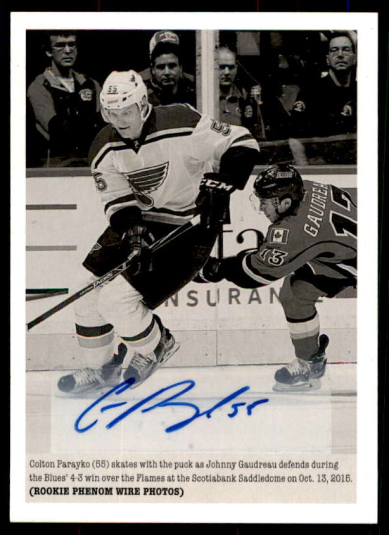 Colton Parayko Rookie Card 2015-16 Upper Deck Portfolio Autographs #312  Image 1