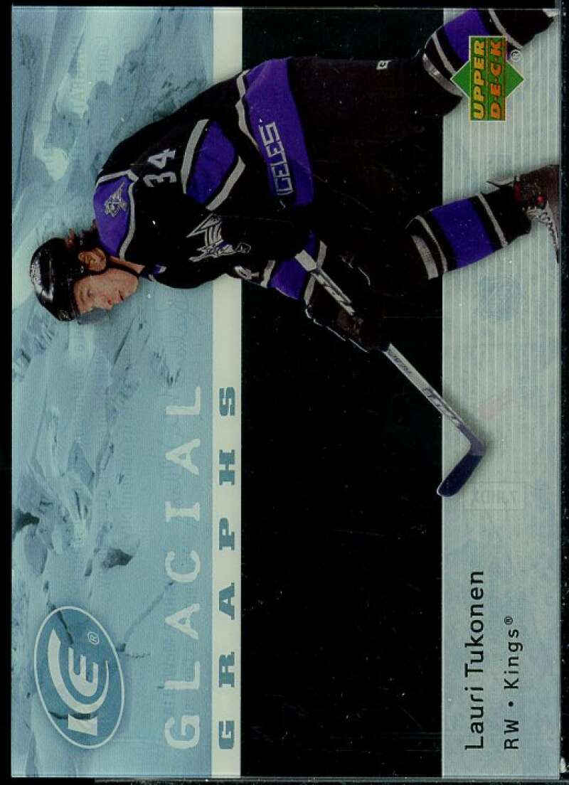 Lauri Tukonen Rookie Card 2007-08 Upper Deck Ice Glacial Graphs #GGLT  Image 1