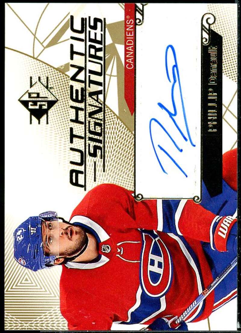 Phillip Danault Rookie Card 2018-19 SP Authentic Signatures #ASPD  Image 1